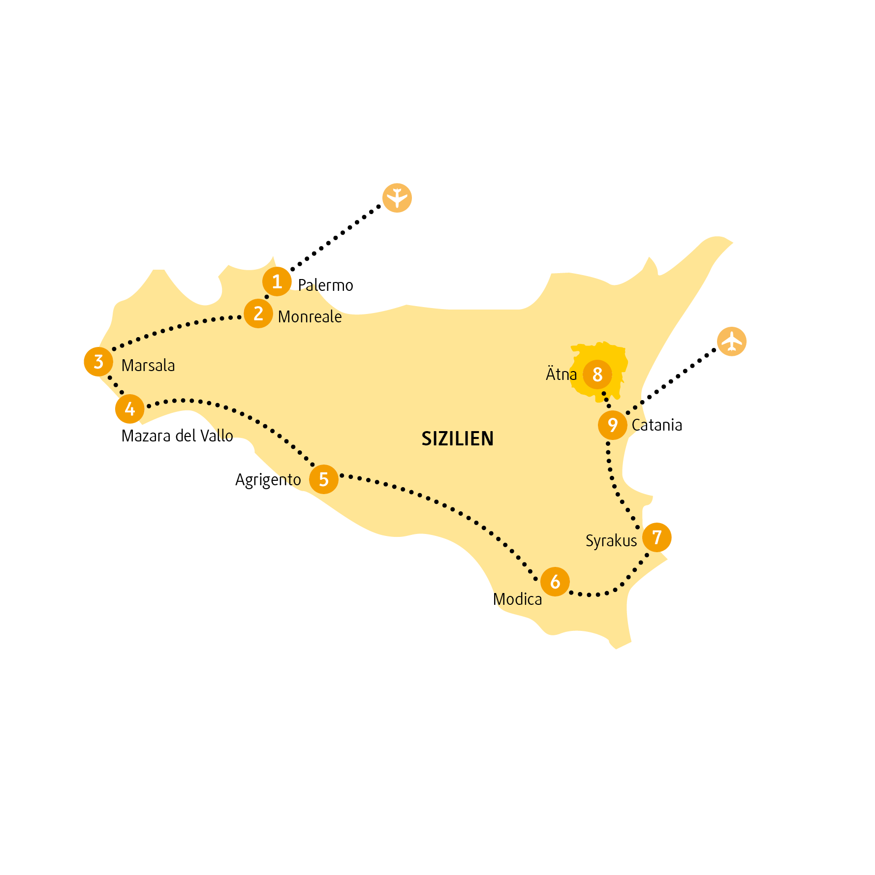 Reisekarte ITSIZ