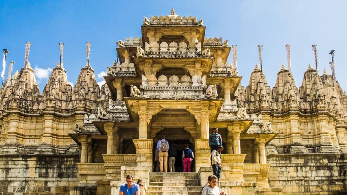Ranakpur Jaintempel | © Hannes Schleicher / Chamäleon Ranakpur Jaintempel | © Hannes Schleicher / Chamäleon