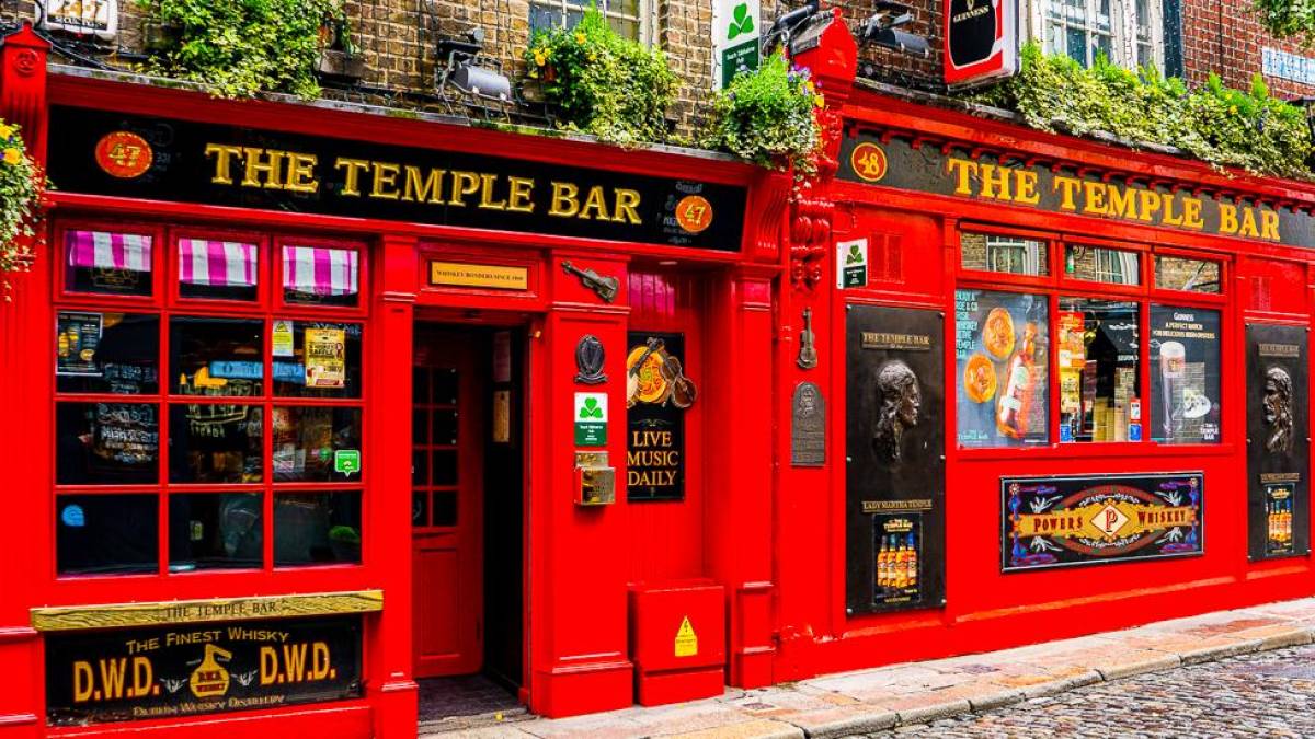 Temple Bar in Dublin | © Leonhard Niederwimmer, Pixabay / Chamäleon Temple Bar in Dublin | © Leonhard Niederwimmer, Pixabay / Chamäleon