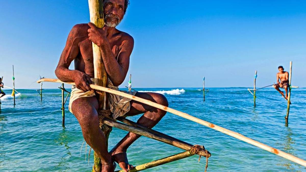 Stelzenfischer in Sri Lanka | © iStockphoto / Chamäleon Stelzenfischer in Sri Lanka | © iStockphoto / Chamäleon