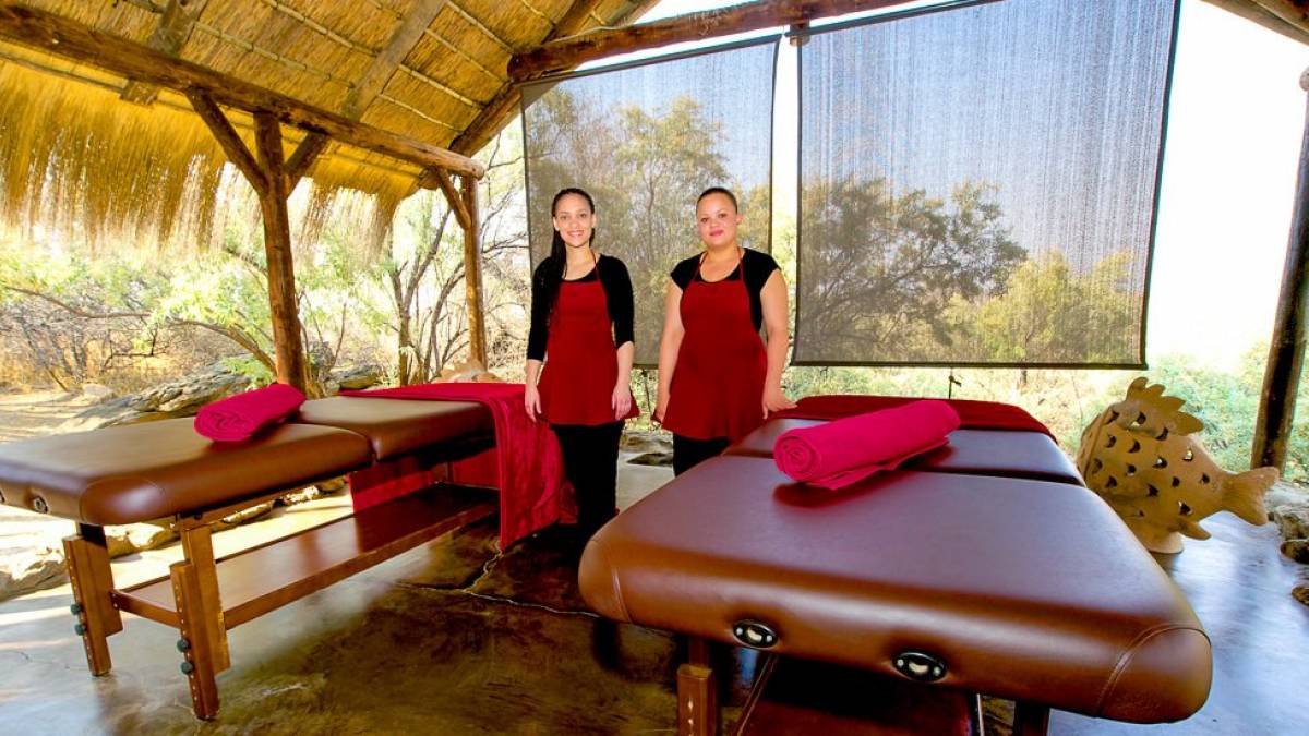 Spa in der Onjala Lodge | © Peter Pack, Pack Safari / Chamäleon Spa in der Onjala Lodge | © Peter Pack, Pack Safari / Chamäleon