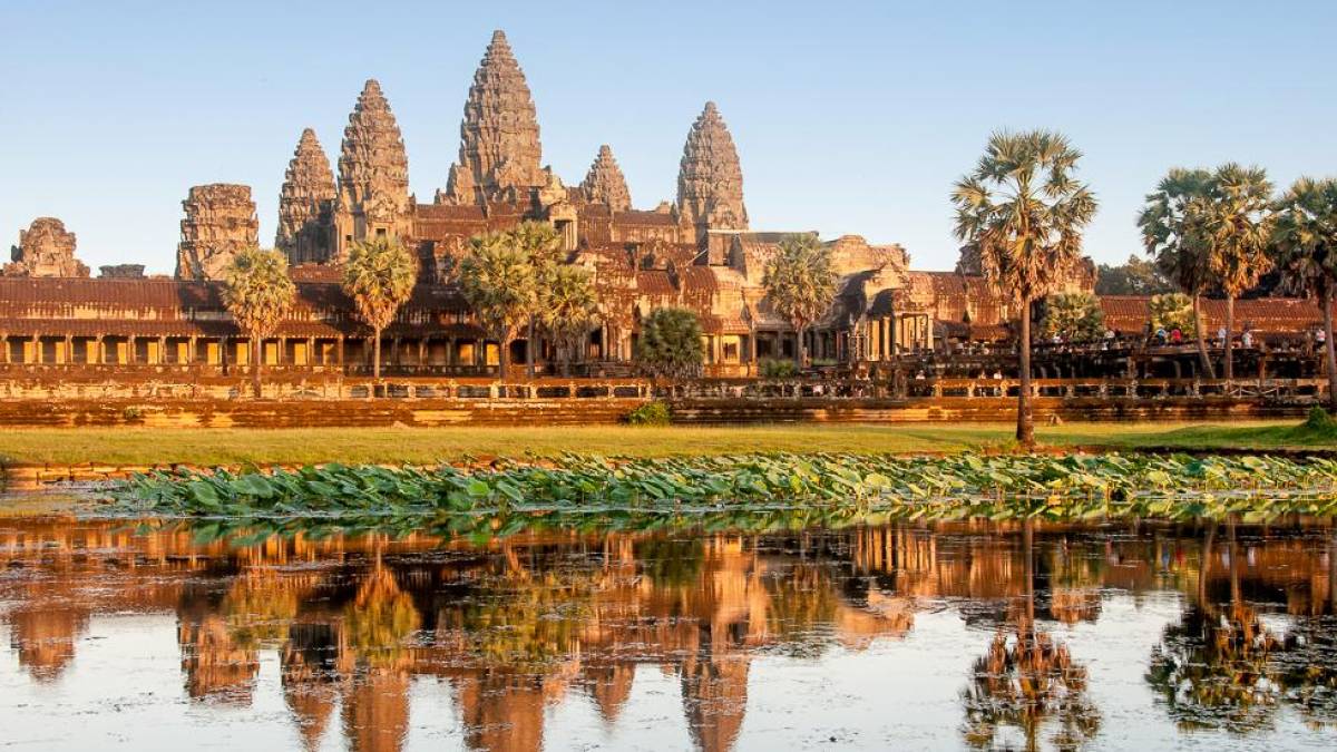 Tempelanlage Angkor Wat | © manx_in_the_world, iStockphoto.com / Chamäleon Tempelanlage Angkor Wat | © manx_in_the_world, iStockphoto.com / Chamäleon