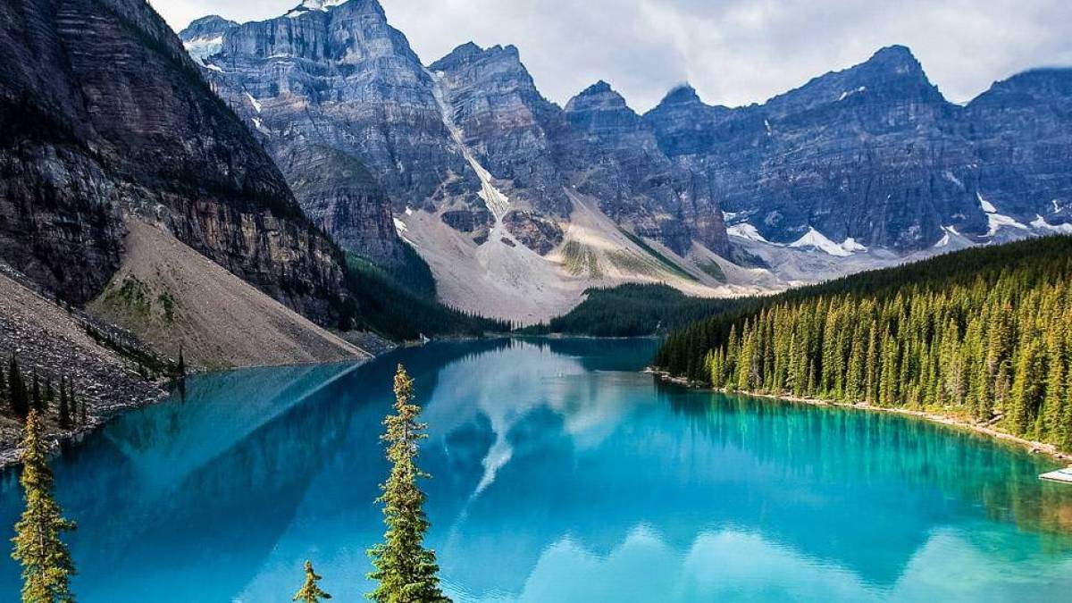 Lake Moraine im Banff-Nationalpark | © Harry Laub / Chamäleon Lake Moraine im Banff-Nationalpark | © Harry Laub / Chamäleon