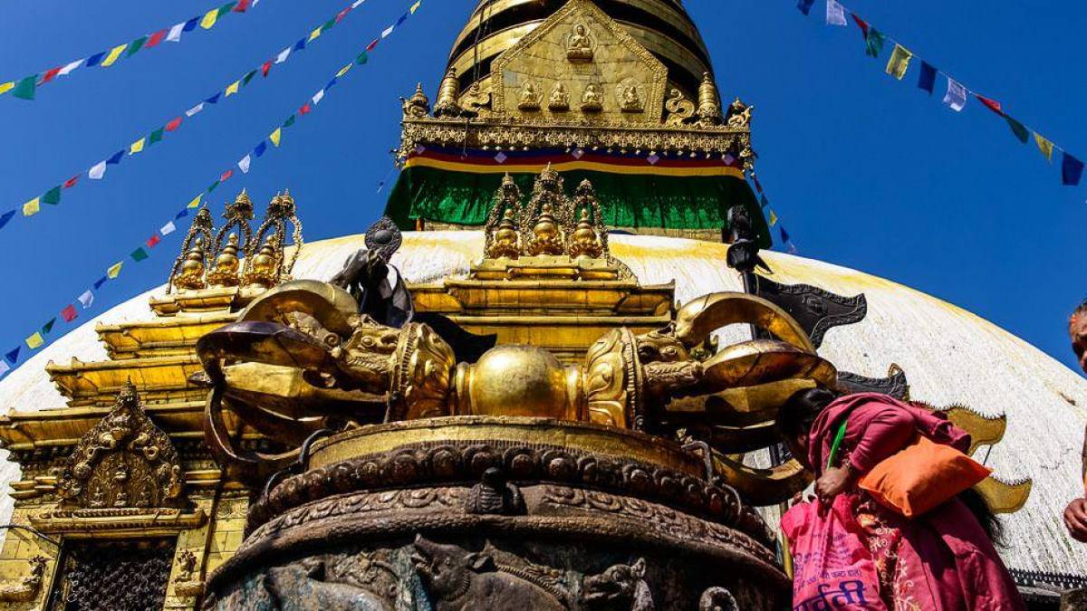 Stupa von Swayambunath | © Kai-Uwe Kuechler / Chamäleon Stupa von Swayambunath | © Kai-Uwe Kuechler / Chamäleon
