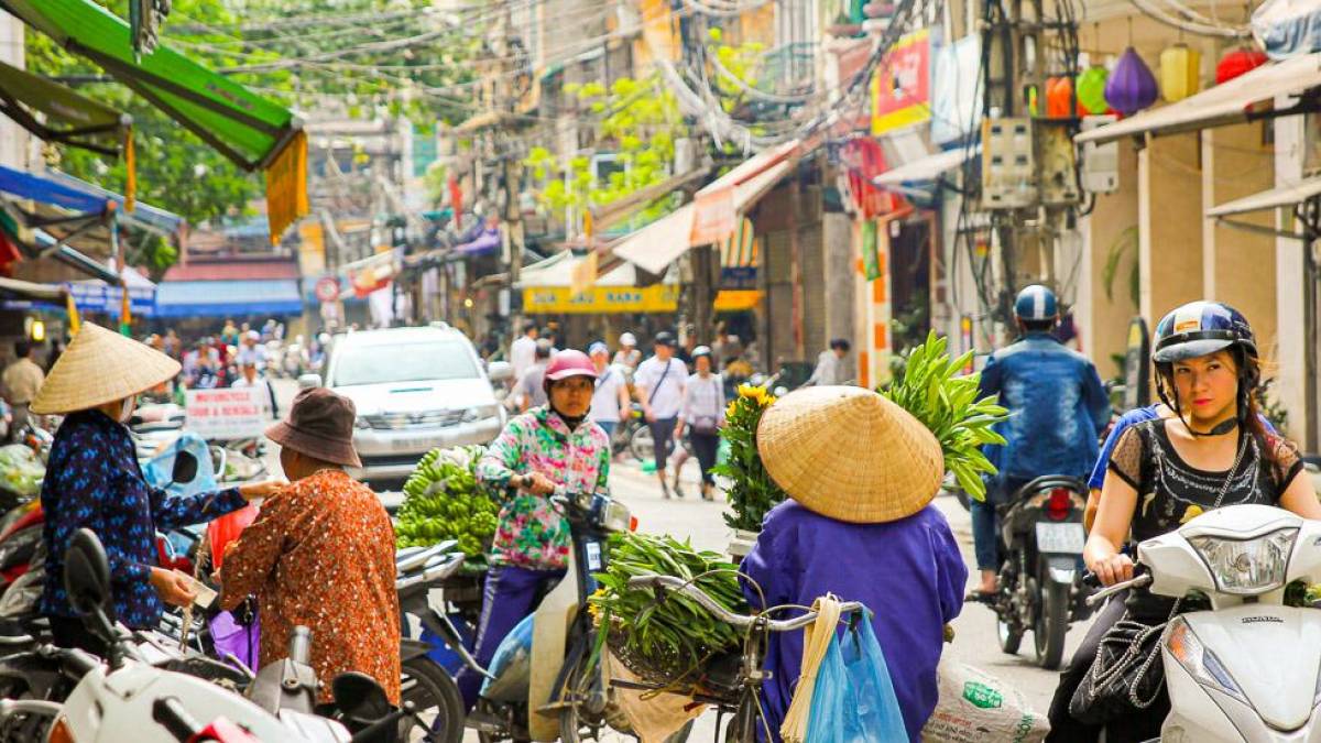 Innenstadt von Hanoi | © Claudia Exner / Chamäleon Innenstadt von Hanoi | © Claudia Exner / Chamäleon