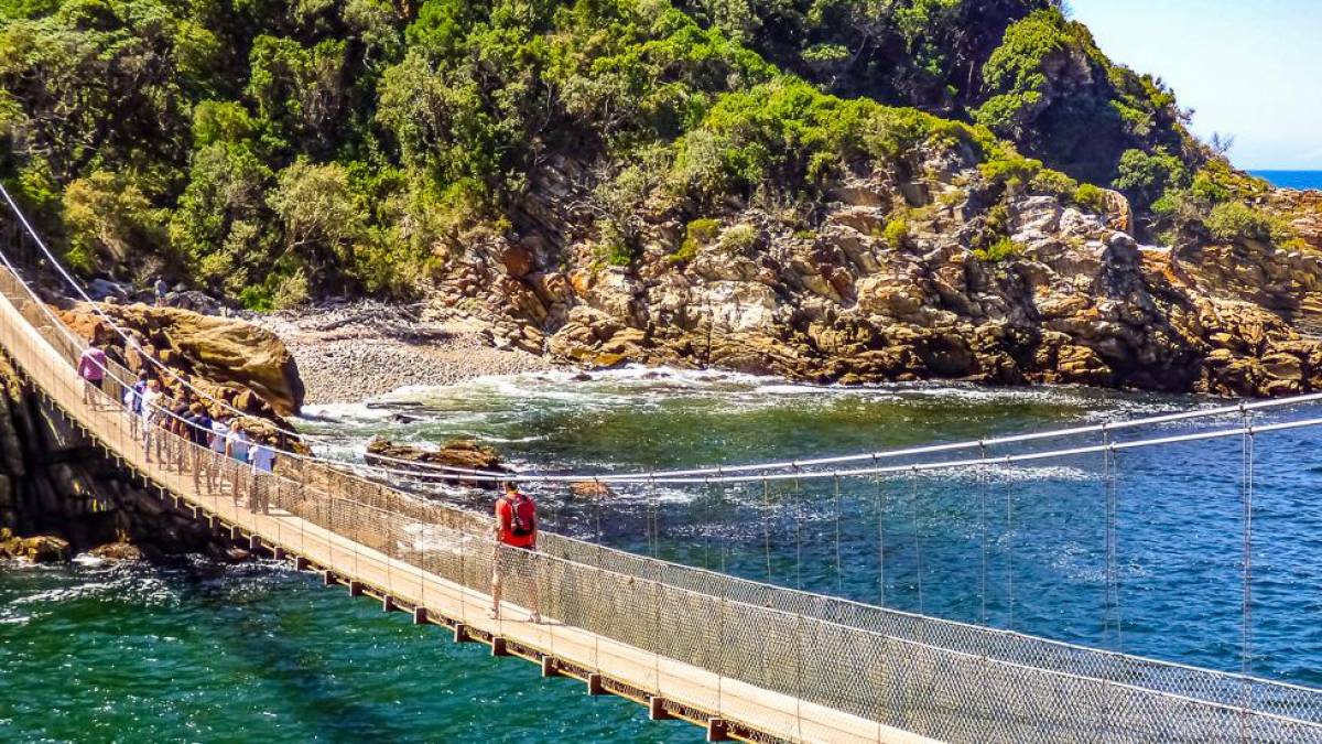 Hängebrücke im Tsitsikamma-Nationalpark | © Katrin Giebe / Chamäleon Hängebrücke im Tsitsikamma-Nationalpark | © Katrin Giebe / Chamäleon